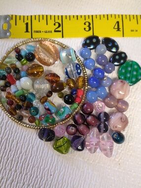 🩵2/$10🩵P64 Mixed Glass and Lampwork Bead Assortment